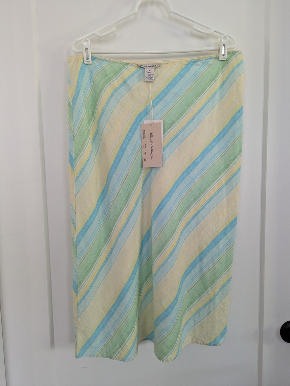 Telluride Clothing Co Women Sz8 Linen Soft Girl Skirt Beachy Preppy Travel NWT